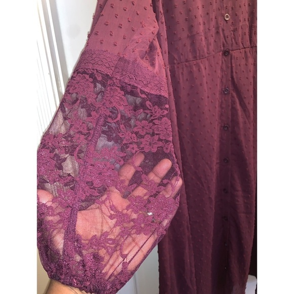 Torrid New With Tags Button Front Maxi Kimono Size Medium/Large - Picture 5 of 8